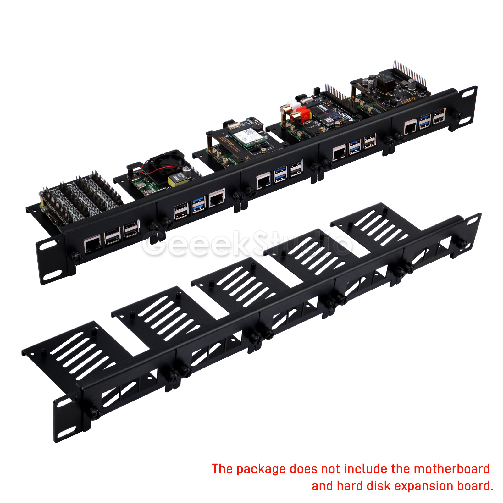 Deskpi Super6C - 1U Rack Mount voor Raspberry Pi