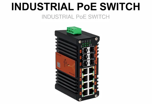 Managed Gigabit Poe Switch 8 Port 802.3At - Industriële L2+ beheerde PoE-switch 8-poorts 10G