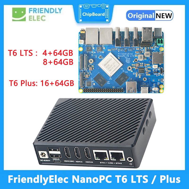 FriendlyElec NanoPC T6 LTS/Plu - Nanopc T6 16Gb recensie en prijs