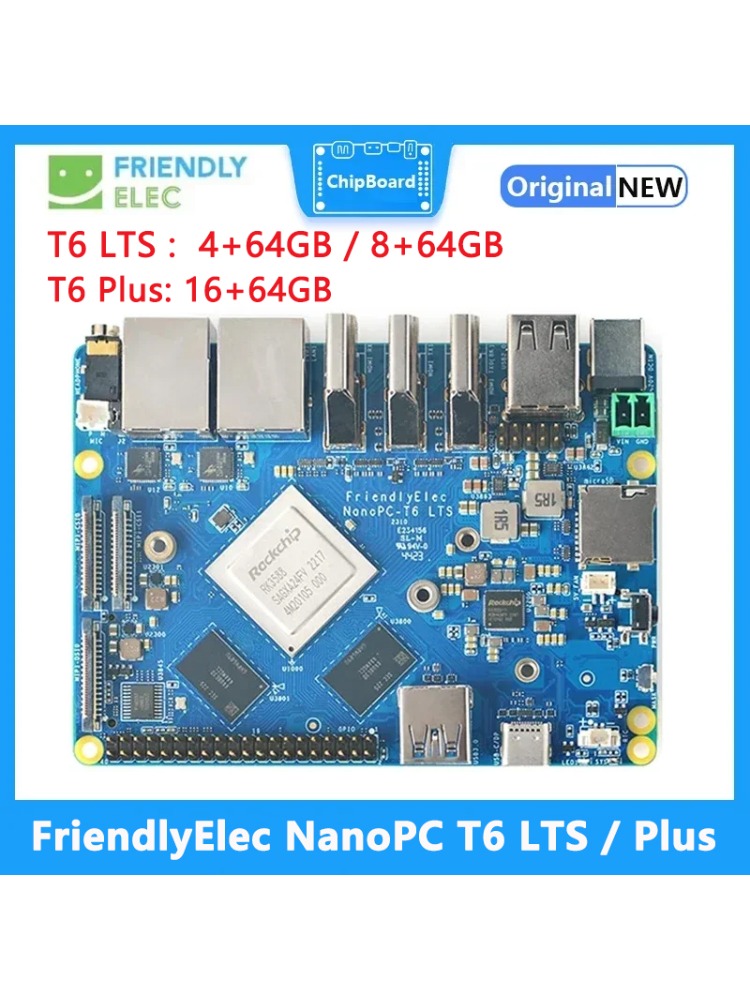 FriendlyElec NanoPC T6 LTS/Plu - Nanopc T6 16Gb recensie en prijs