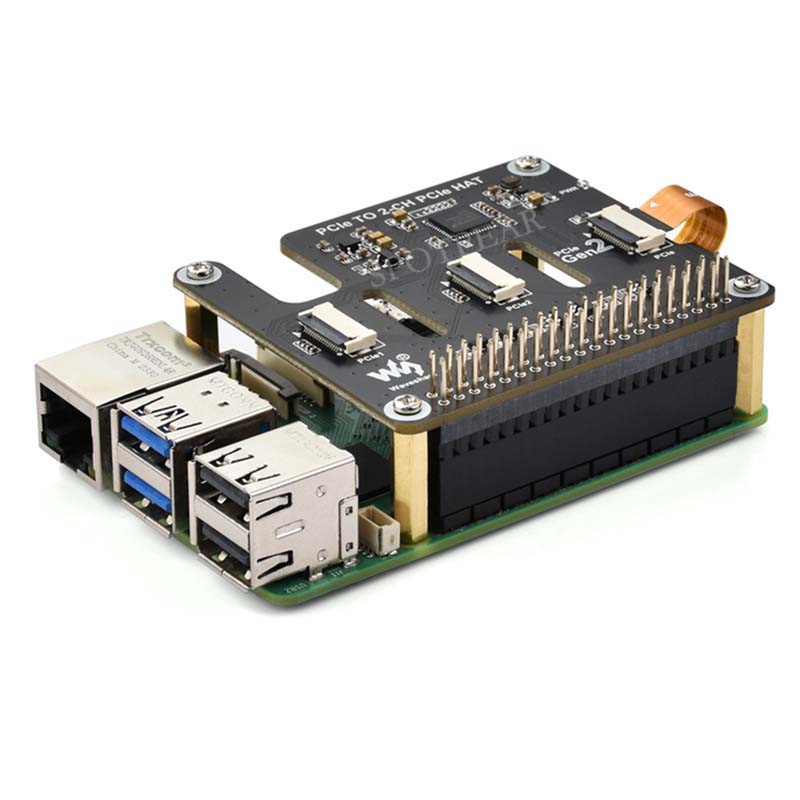 Raspberry Pi 5 PCIe naar 2-CH  - Turing Pi 2 recensie en prijs