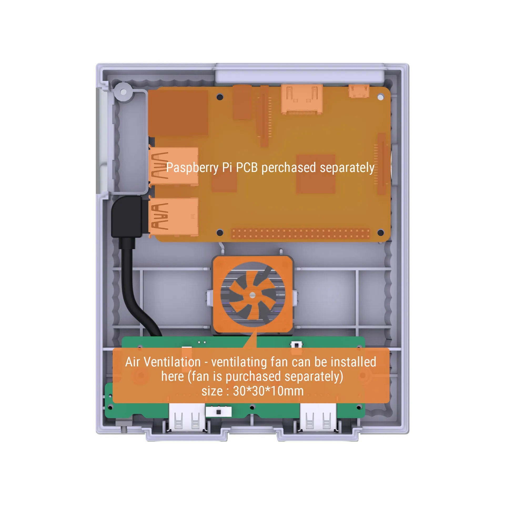 Retroflag SuperPi Case met vei - Turing Pi 2 recensie en prijs
