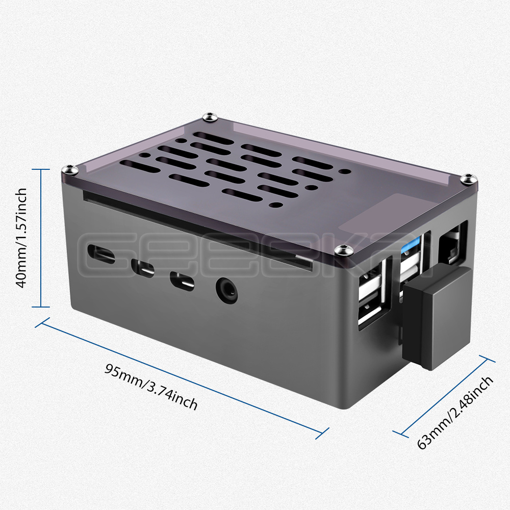 Geeekpi Aluminium Brick Case Z - Turing Pi 2 recensie en prijs