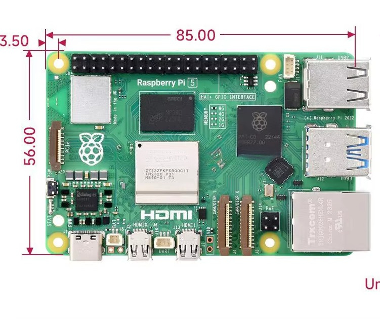 De Raspberry Pi 5 beschikt ove - Raspberry Pi 5 8Gb recensie en prijs