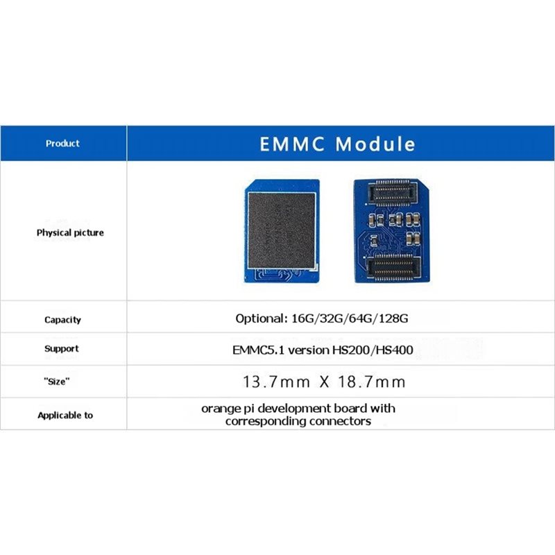 [B24B!】 32GB EMMC-module voor  - Orange Pi 5 Plus 32Gb recensie en prijs