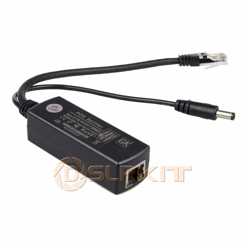 DSLRKIT Gigabit Actieve PoE Sp - Active Poe Splitter Gigabit 12V 2A recensie en prijs