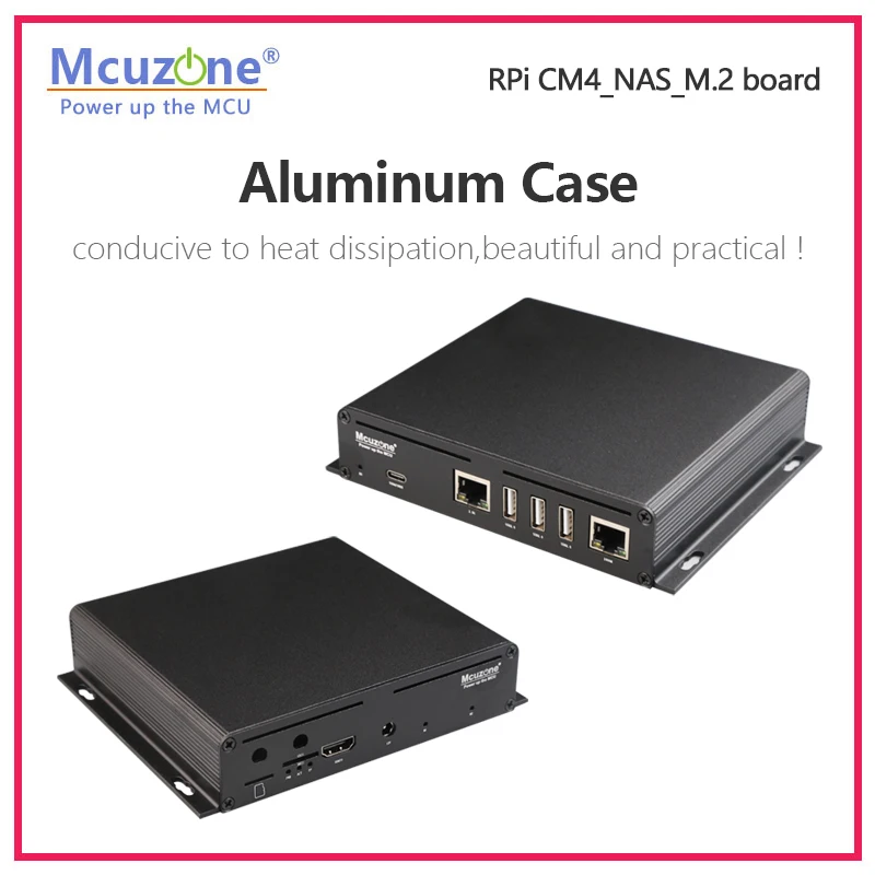 Raspberry Pi CM4_NAS_M.2-bord, - Deskpi Super6C recensie en prijs